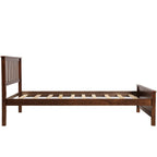 Eden Tali twin wood platform bed with headboard and footboard view 6