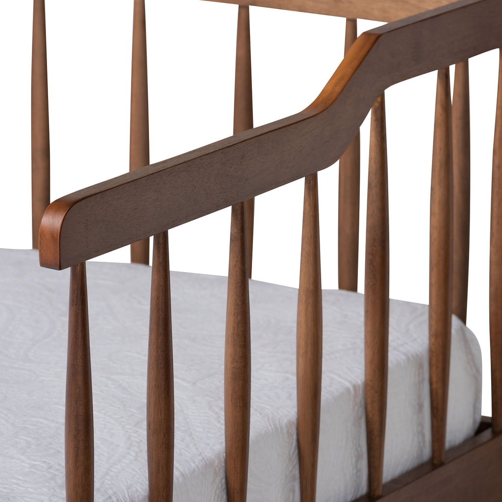 Eden Tali walnut expandable spindle daybed view 7
