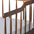 Eden Tali walnut expandable spindle daybed view 7