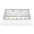 Eden Tali extendable daybed with bookcase headboard view 9