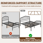 Eden Tali full victorian metal bed frame view 2