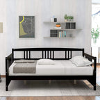 Eden Tali solid wood daybed with three-side rail view 1