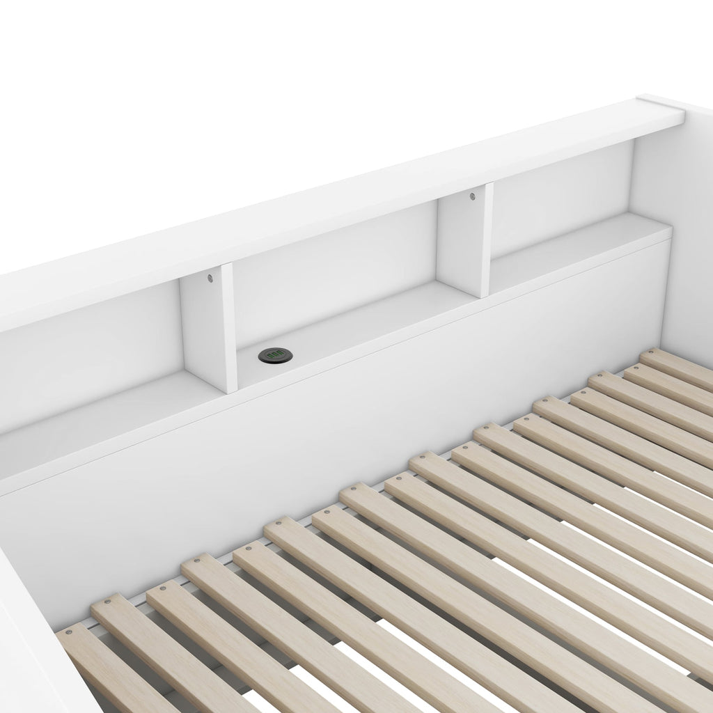 Eden Tali extendable daybed with bookcase headboard view 5