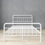 Eden Tali curved spindle steel platform bed view 8