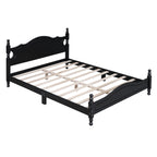 Eden Tali queen retro wood platform bed view 4