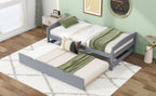 Eden Tali twin trundle bed with LED lights and USB ports view 3
