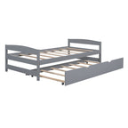 Eden Tali twin trundle bed with LED lights and USB ports view 7