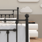 Eden Tali victorian black iron bed frame view 2