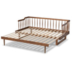 Eden Tali walnut expandable spindle daybed view 6
