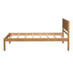 Eden Tali wood platform bed with headboard view 9