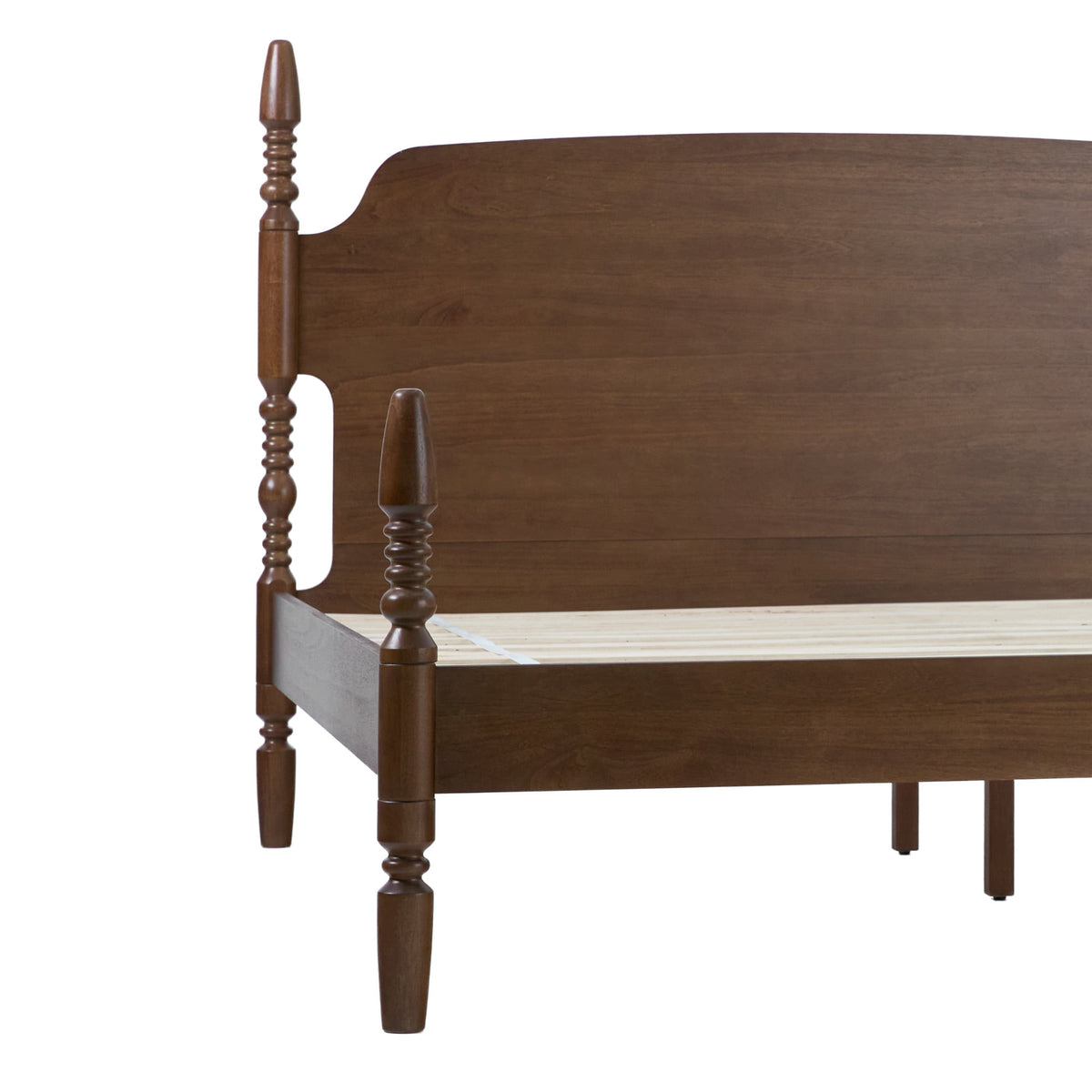 Eden Tali king solid wood spindle platform bed view 5