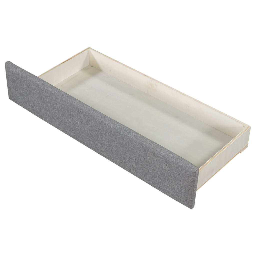 Eden Tali linen upholstered daybed with two drawers view 6