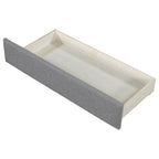 Eden Tali linen upholstered daybed with two drawers view 6