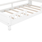 Eden Tali kids bed with storage headboard and LED light view 11