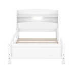 Eden Tali kids bed with storage headboard and LED light view 5