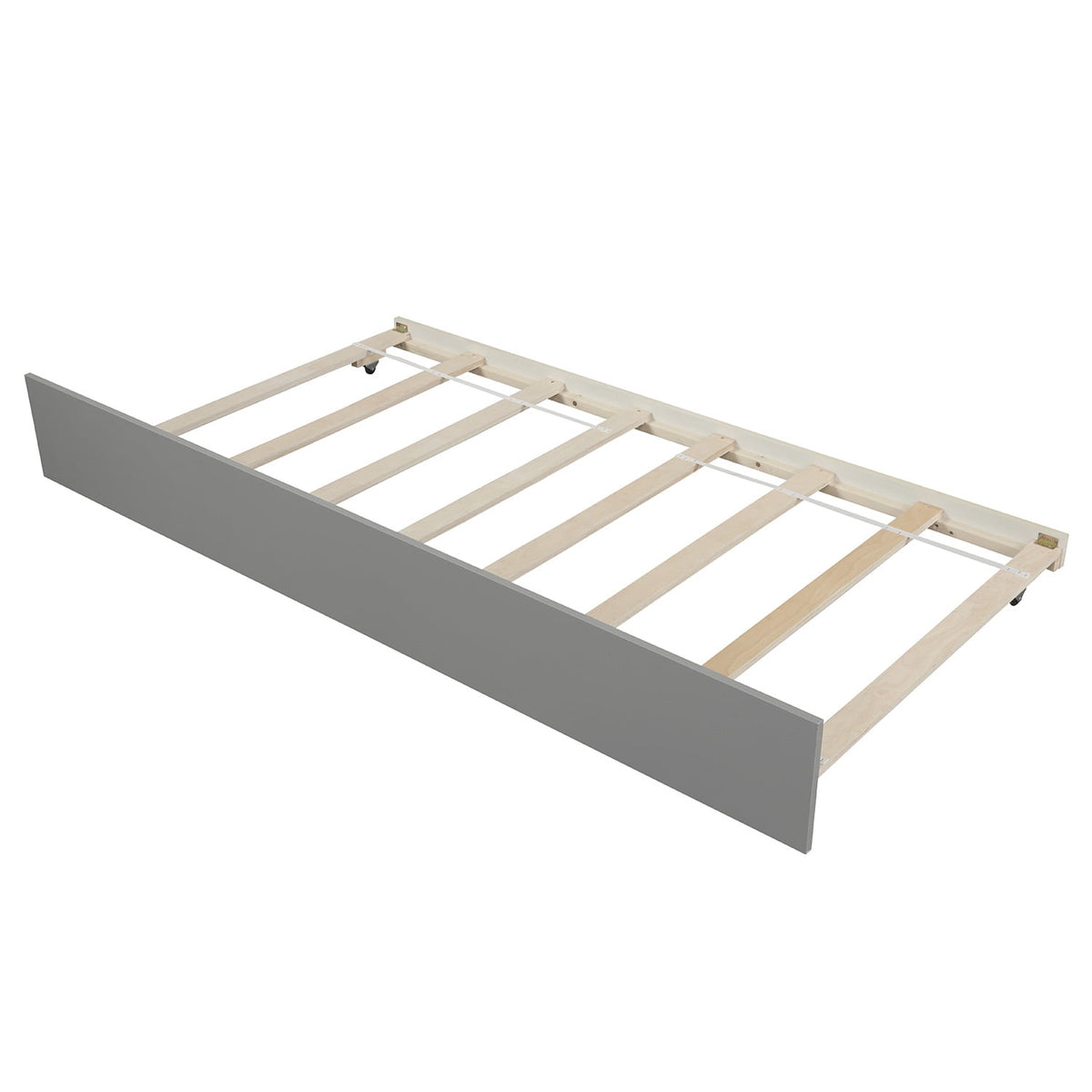 Eden Tali twin wood platform bed with roll out trundle view 6