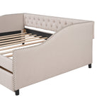 Eden Tali full upholstered daybed with two drawers view 9