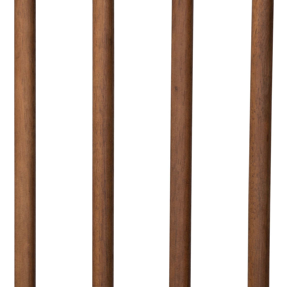 Eden Tali king walnut platform bed with spindle headboard view 6