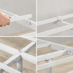 Eden Tali curved spindle steel platform bed view 5
