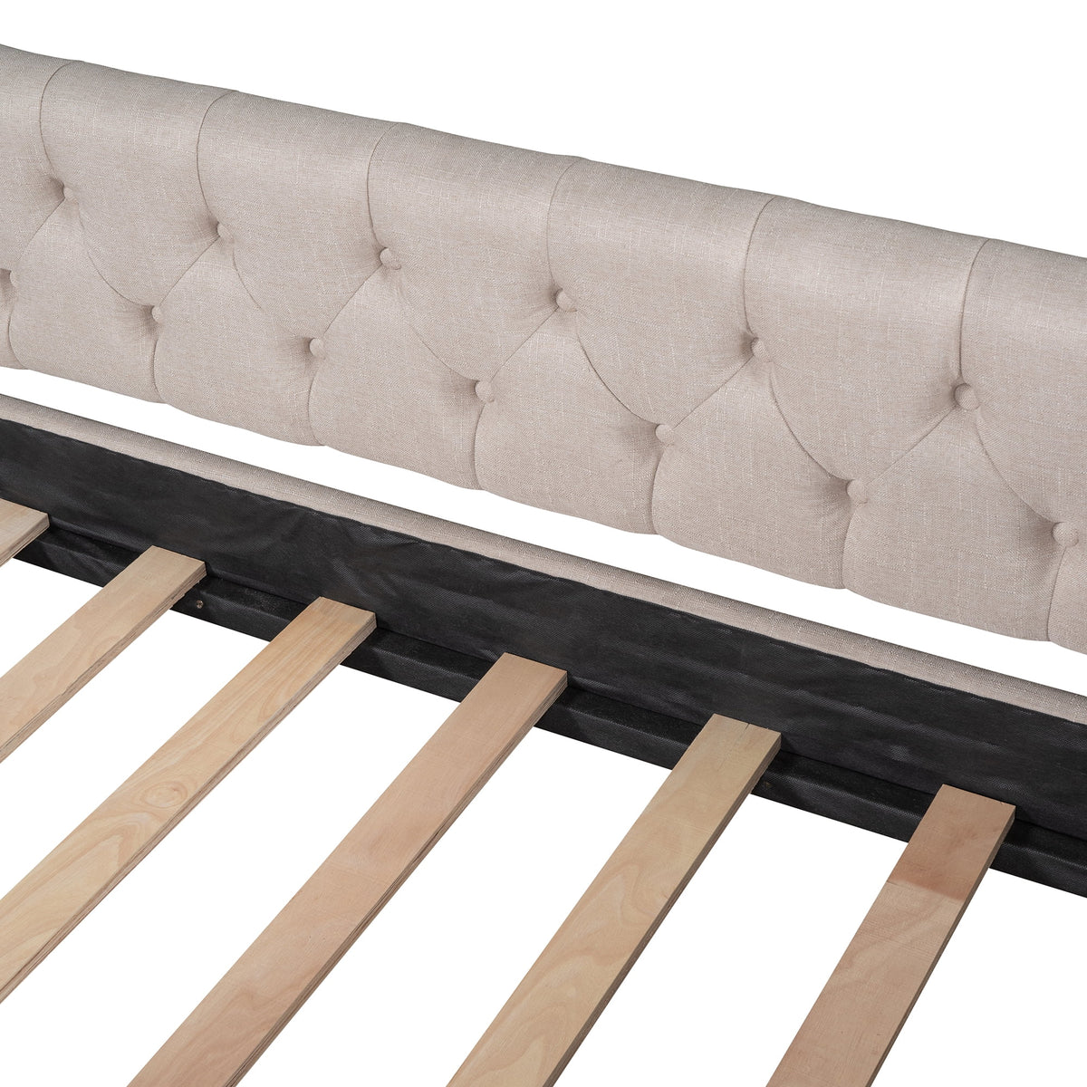 Eden Tali full upholstered daybed with two drawers view 11