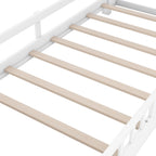 Eden Tali kids bed with storage headboard and LED light view 10