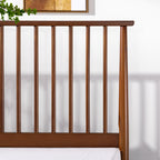 Eden Tali mid century wood platform bed view 3