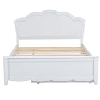 Eden Tali full white wood platform bed with trundle view 12