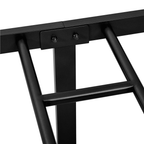 Eden Tali arched metal platform bed with spindle detail view 5