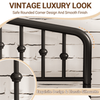 Eden Tali full victorian metal bed frame view 3