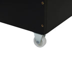 Eden Tali queen velvet upholstered bed with trundle and drawers view 11